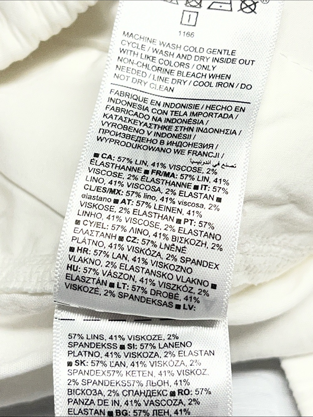 Athleta Paradise Bermuda Shorts in crisp white. Sz L. 7 inch inseam. - Picture 12 of 12